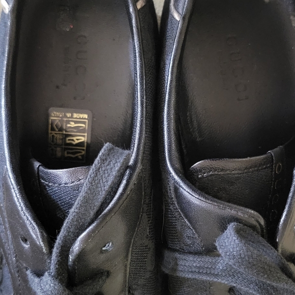 GUCCI GG sneakers - Black Canvas